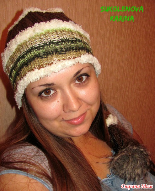 Шапочка для себя из Nancy Hat.