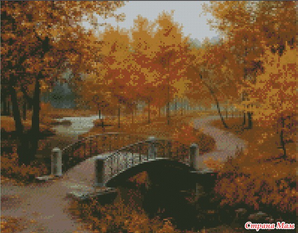 Алмазная мозаика Осень