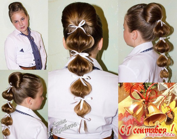 Коллекция оригинальных причесок для дочек!!!