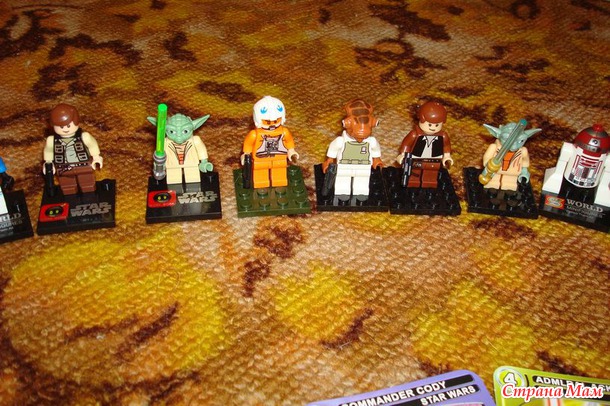Человечки типа LEGO из серии "Star Wars"+