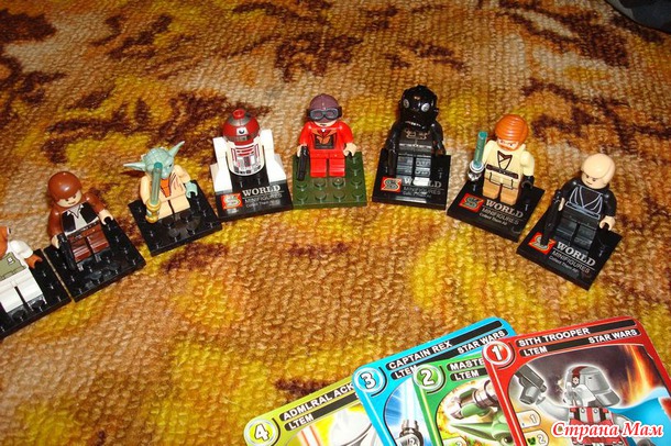 Человечки типа LEGO из серии "Star Wars"+