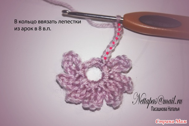 Шарф мотивами. Вяжем вместе!!!
