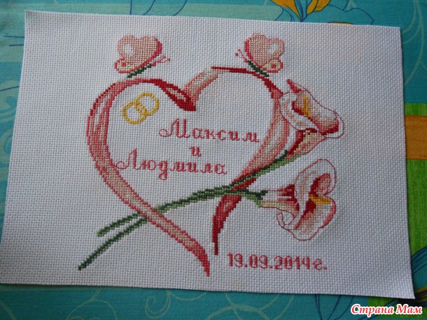*Свадебная метрика в подарок