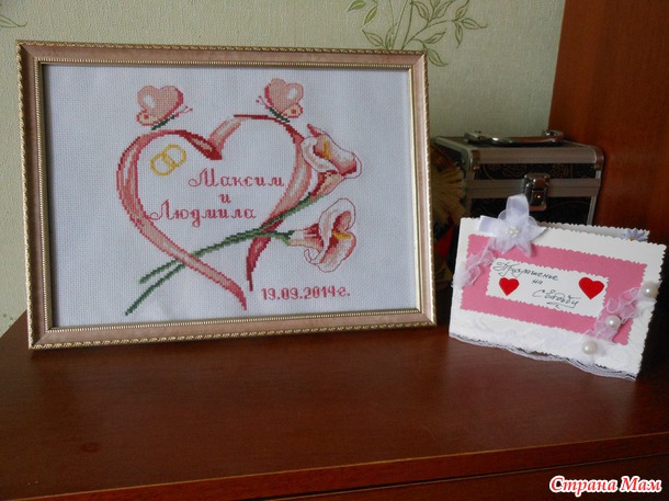 *Свадебная метрика в подарок