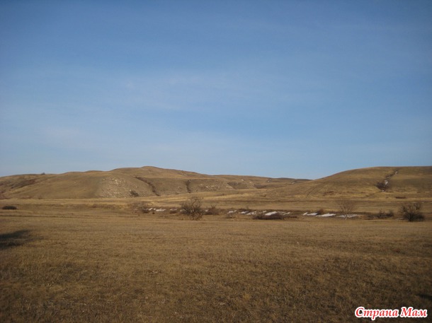 Наш край донской в марте.
