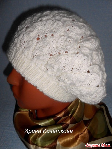 Берет от Kate Gagnon Osborn, Vogue Knitting в моём исполнении