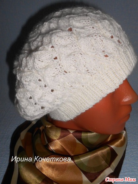 Берет от Kate Gagnon Osborn, Vogue Knitting в моём исполнении
