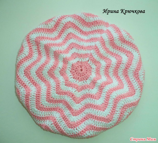 Берет с бабочкой