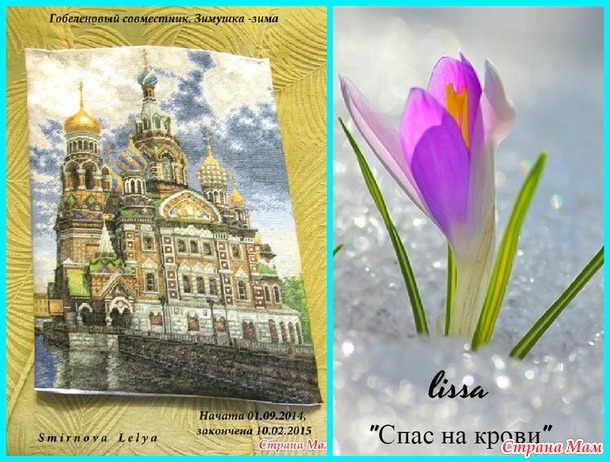 Гобеленовый совместник. Весна!!!