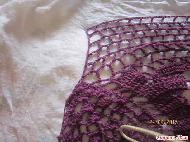 Черный топ с ажурной спинкой - Вяжем вместе он-лайн - Страна Мам