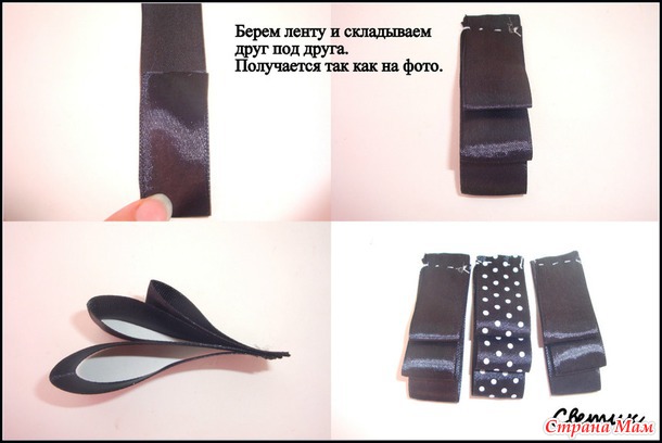 МК галстук-брошь для девочек
