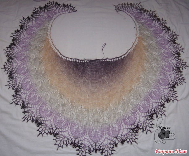 Шаль Sweet Dreams от Boo Knits