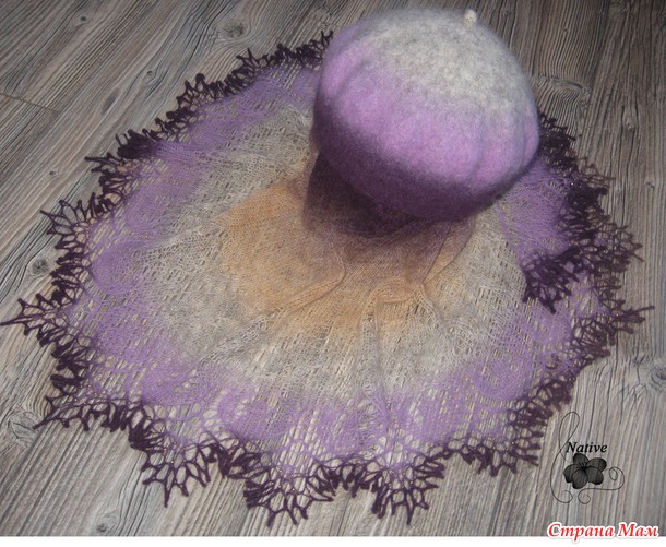 Шаль Sweet Dreams от Boo Knits