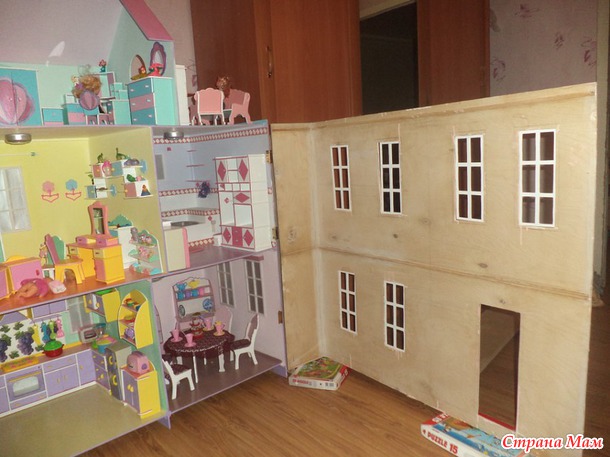 Кукольный дом своими руками мебель