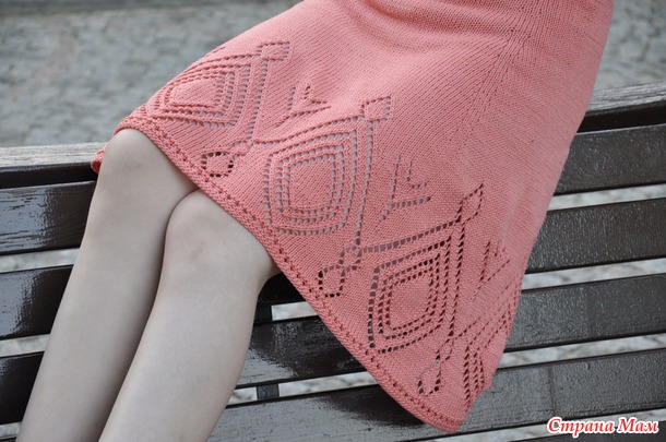 Платье от Дропс Sunny Feeling из пряжи Sunny Cheval blanc