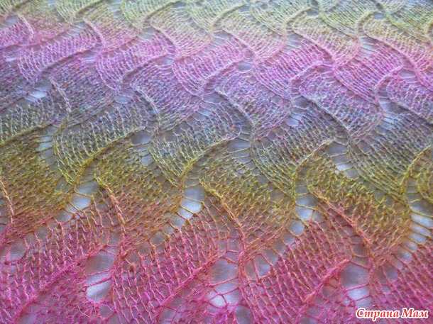 Палантин по мотивам шарфа KnitPic Lace Scarf