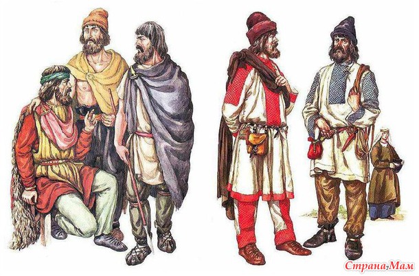 Одежда славян. Глава II. Одежа, Риза, Порты. Немного истории.