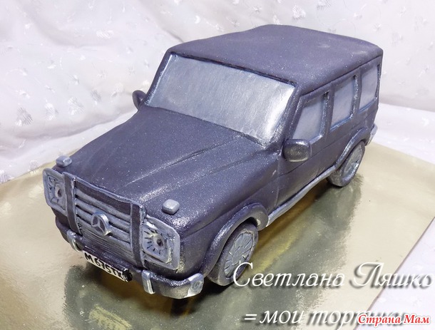 Торт машина Mercedes-Benz G-Class AMG.