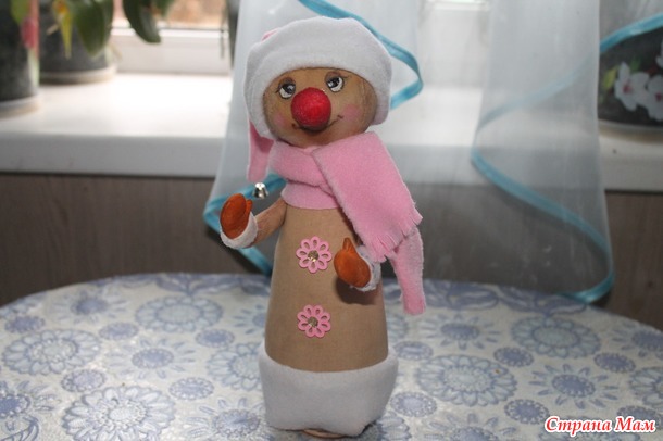 . Кофейный снеговик
