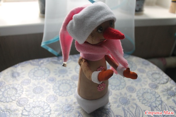 . Кофейный снеговик