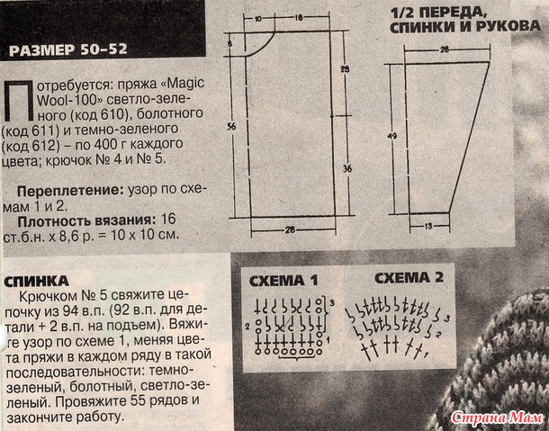 1. Пуловеры для детей описание из журналов