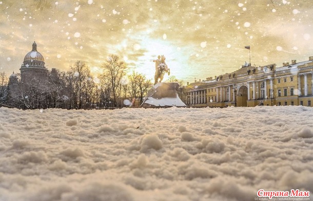 Снежный Петербург