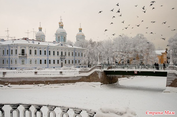 Снежный Петербург