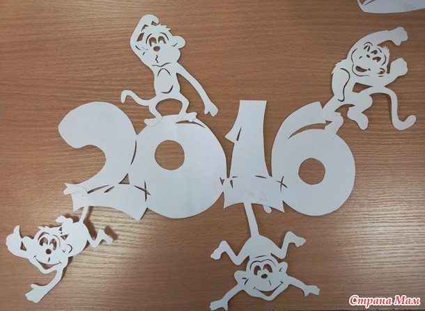 Новогодние фантазии на окнах 2016 (2)