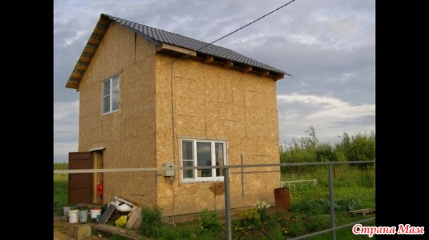 Проект каркасного дома 2 этажа 72м. кв