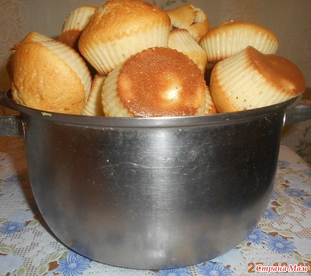 Кексы с начинкой.