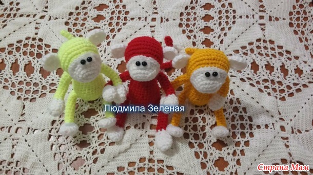Снеговичок и обезьянки!!!