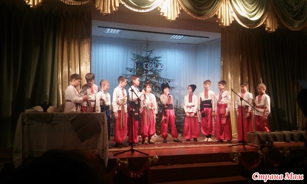 Новый год в школе - как дома