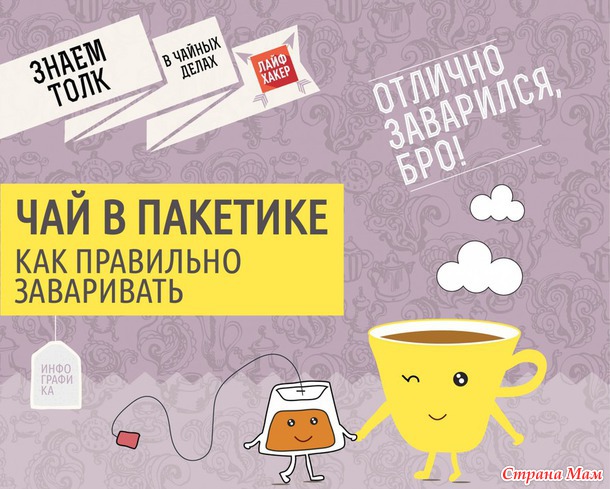 Как правильно заваривать чай в пакетике.