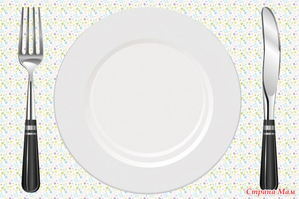 Аппликация красивые тарелки