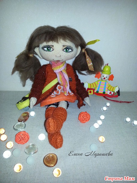 Тестильная кукла Валюша!