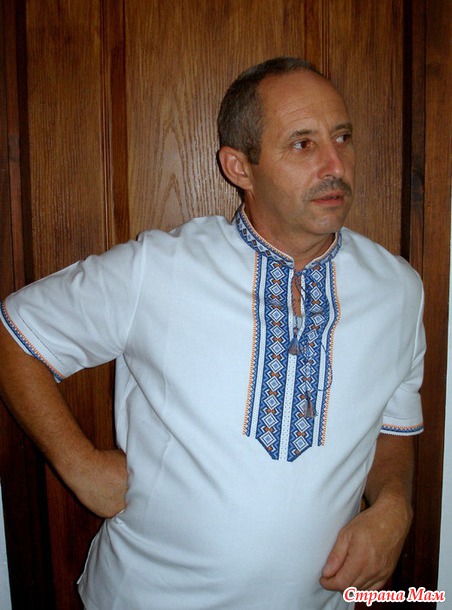 *Мужская вышиванка.