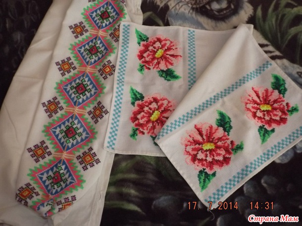 Моя самая первая вышивка.