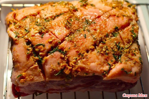 Свинина с ароматной корочкой