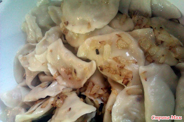 Вареники с сырой картошкой