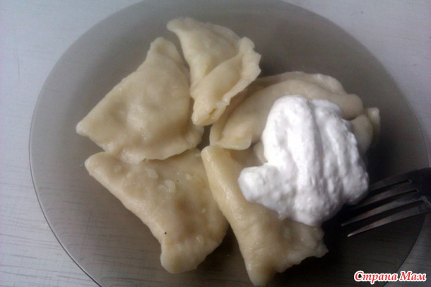 Вареники с сырой картошкой