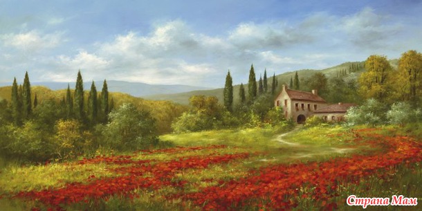 Картинки для декупажа. Тоскана