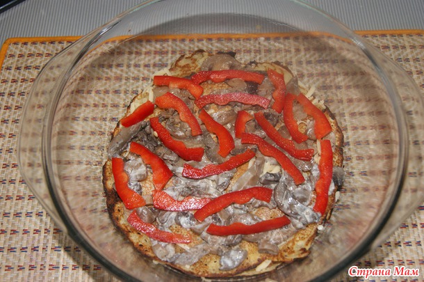 Блинный пирог.