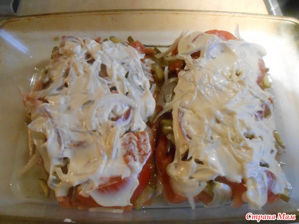 Готовим без мяса. рецепт №4. Рыба с солеными огурцами