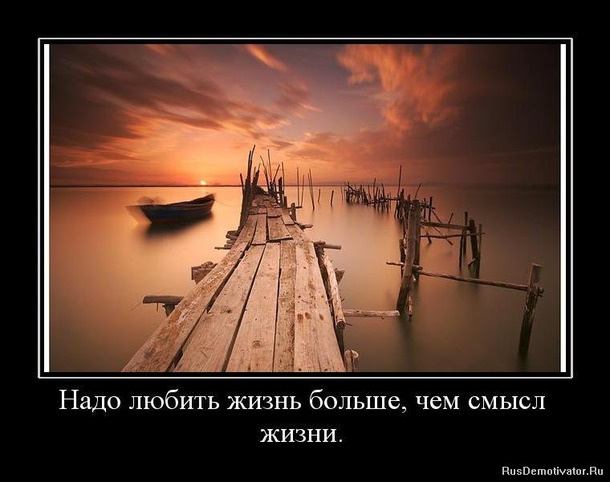 Обещанный пост о смысле жизни
