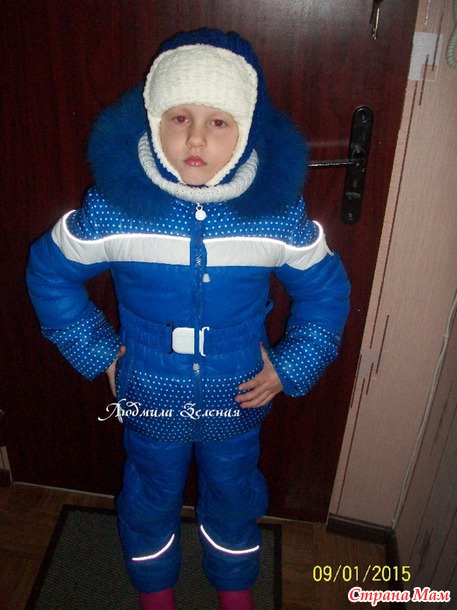 Шапка -ушанка для моей дочки!!!