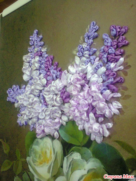 Сирень и розы
