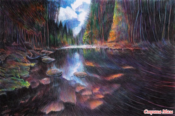 Невероятные рисунки шариковой ручкой