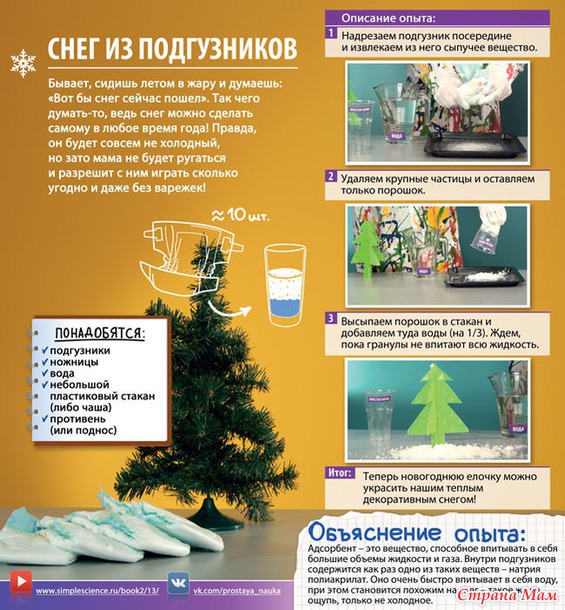 Научные опыты! Проводим вместе с детьми!