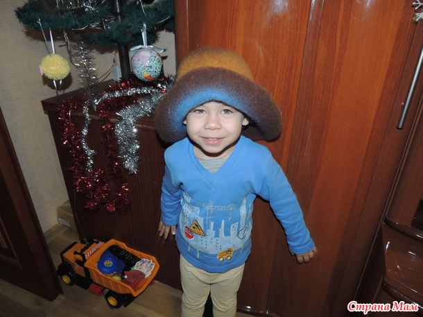 Шапка для бани из кауни
