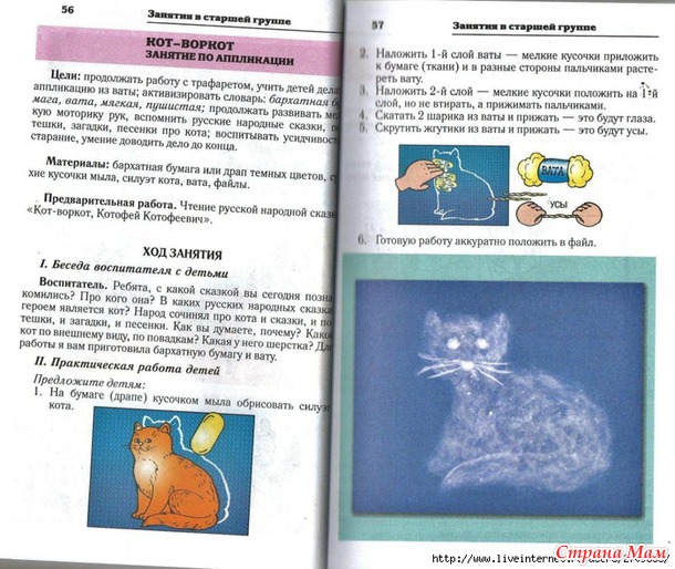 Рисование, аппликация, конструирование в детском саду и дома Дети 5-7лет